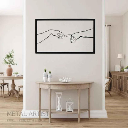 Creation Hand Metal Wall Art | Metal Wall Decor - Metal Artist