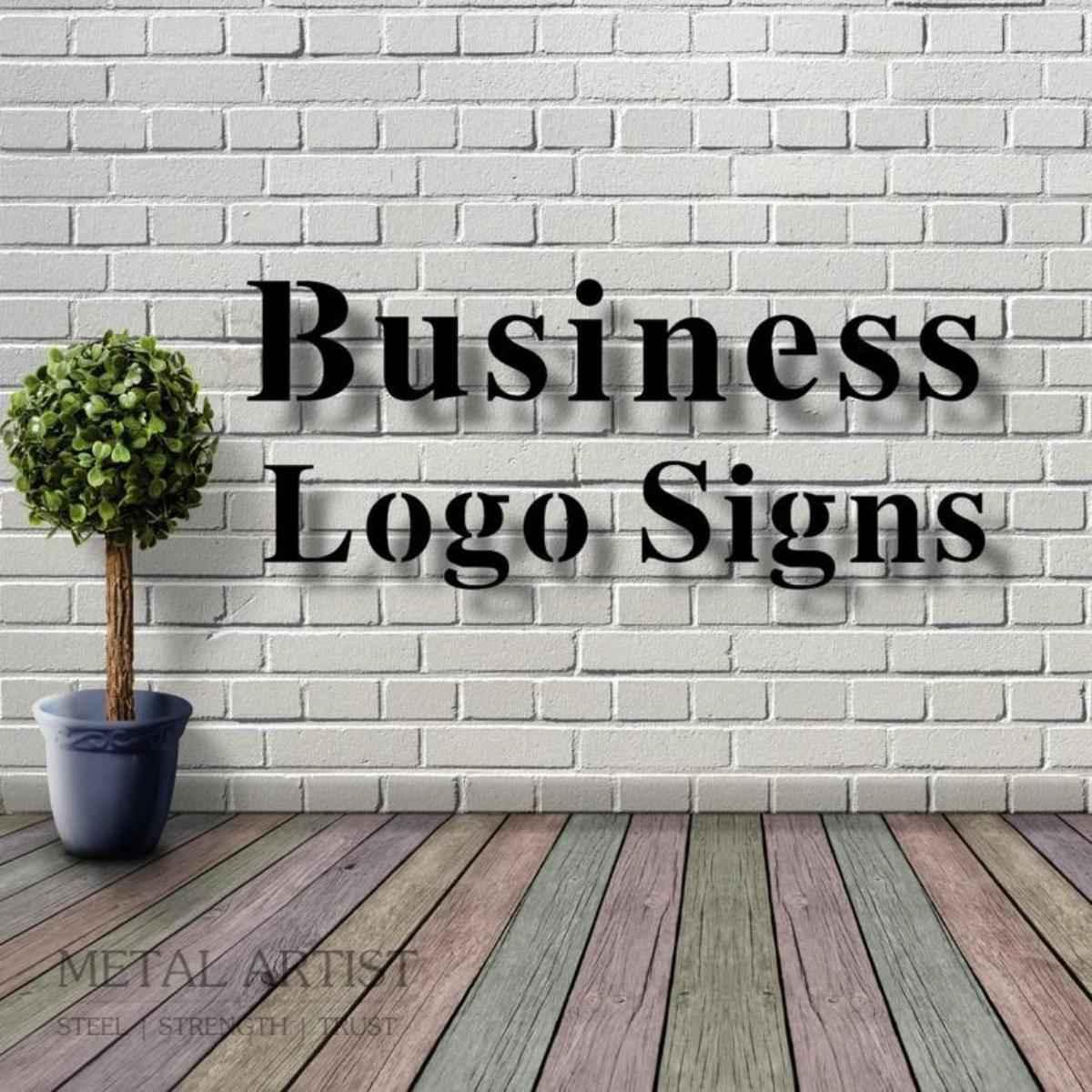 Customized Business Metal Logo | Personalized Logos for Walls - Metal Artist
